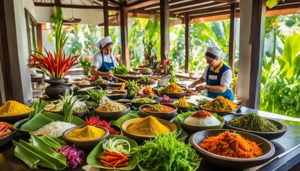 Comida tradicional balinesa