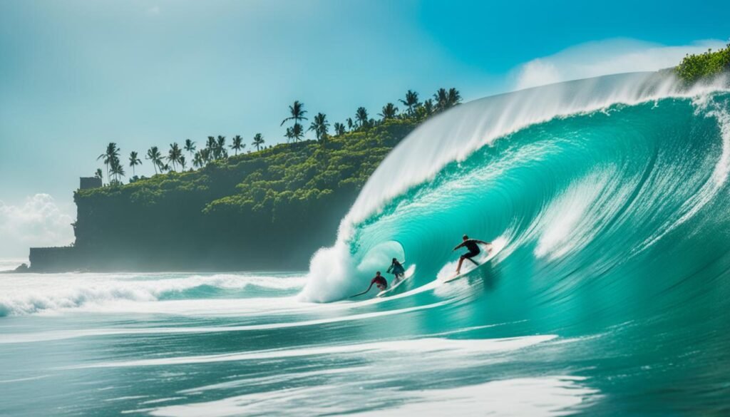 Comunidad del surf en Bali