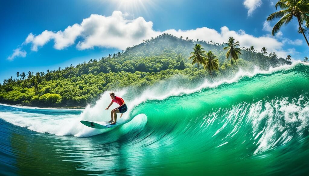 competencias de surf en Bali